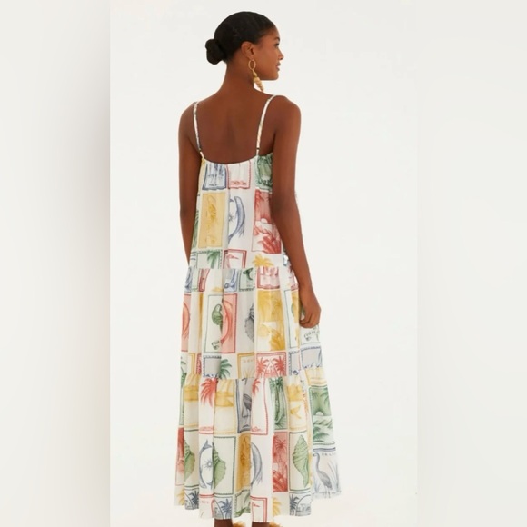 Multicolor Shell Print Dress - Picture 2 of 3